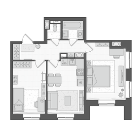 60,1 м², 2-комнатная квартира 11 522 940 ₽ - изображение 40