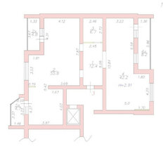 Квартира 117 м², 4-комнатная - изображение 2