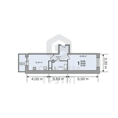 Квартира 41,9 м², 1-комнатная - изображение 2