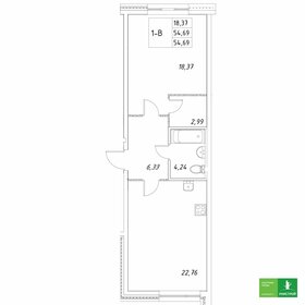 30 м², квартира-студия 3 280 000 ₽ - изображение 133