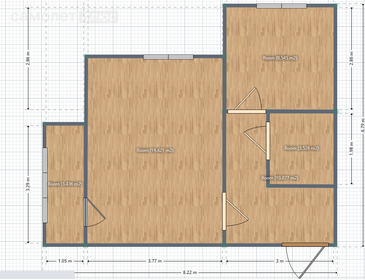 Квартира 41,8 м², 1-комнатная - изображение 5