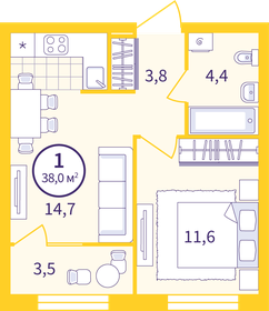 20,2 м², квартира-студия 3 295 000 ₽ - изображение 96