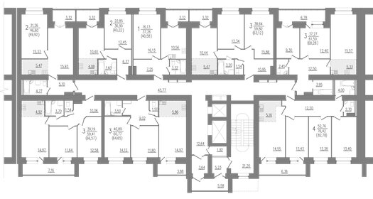 82 м², 3-комнатная квартира 6 030 000 ₽ - изображение 77
