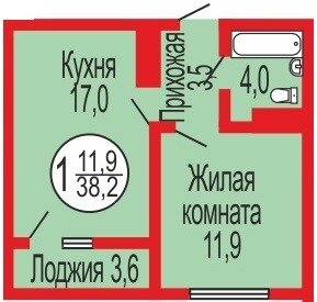 46 м², квартира-студия 3 310 000 ₽ - изображение 53