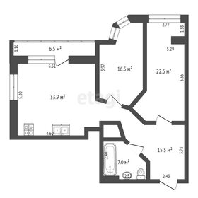 Квартира 102 м², 3-комнатная - изображение 4