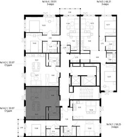 31 м², квартира-студия 5 500 000 ₽ - изображение 69