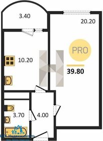 40 м², 1-комнатная квартира 3 980 000 ₽ - изображение 33