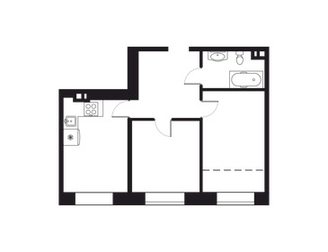 56,6 м², 3-комнатная квартира 14 035 178 ₽ - изображение 18