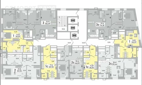29 м², апартаменты-студия 5 650 000 ₽ - изображение 62