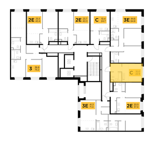 19,9 м², квартира-студия 6 000 000 ₽ - изображение 83