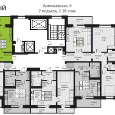 Квартира 64,6 м², 2-комнатная - изображение 2