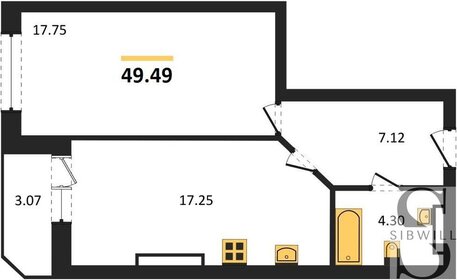 63,1 м², квартира-студия 7 300 000 ₽ - изображение 36