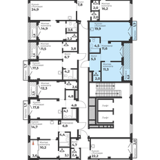 Квартира 54,6 м², 1-комнатная - изображение 3