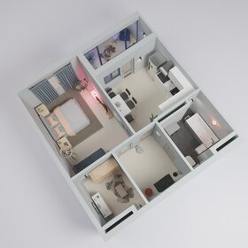 Квартира 41,5 м², студия - изображение 3