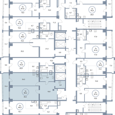 Квартира 95,4 м², 1-комнатная - изображение 3