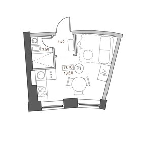 19,8 м², квартира-студия 6 730 020 ₽ - изображение 141