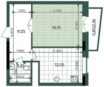 43,1 м², 2-комнатная квартира 6 500 000 ₽ - изображение 92