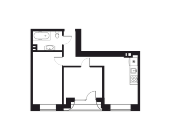 Квартира 52,3 м², 2-комнатная - изображение 1