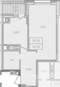 36,6 м², 1-комнатная квартира 7 800 000 ₽ - изображение 16