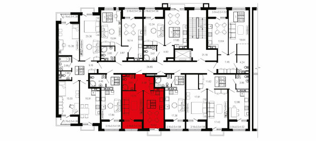 41,6 м², 1-комнатная квартира 4 782 850 ₽ - изображение 31