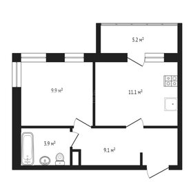 Квартира 32,9 м², 1-комнатная - изображение 1