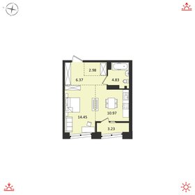 42,8 м², 1-комнатная квартира 7 644 000 ₽ - изображение 13