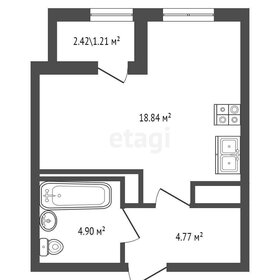 Квартира 29,7 м², студия - изображение 4