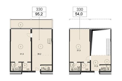 183,2 м², 3-комнатные апартаменты 366 400 000 ₽ - изображение 61