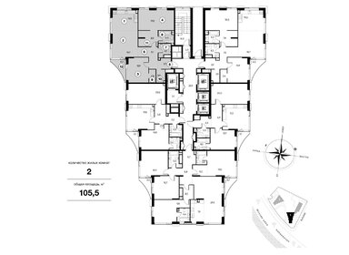 Квартира 105,5 м², 2-комнатная - изображение 1