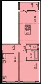 56,3 м², 2-комнатная квартира 6 200 000 ₽ - изображение 71