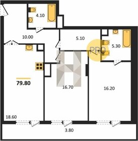 82,5 м², 2-комнатная квартира 11 000 000 ₽ - изображение 59