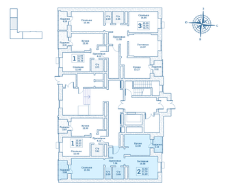 53,2 м², 2-комнатная квартира 5 450 000 ₽ - изображение 59