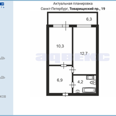 Квартира 35,9 м², 1-комнатные - изображение 2