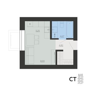 Квартира 23,3 м², 1-комнатная - изображение 1