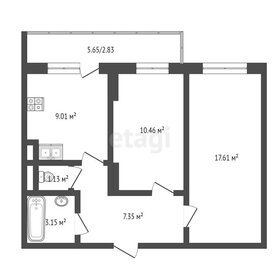 52,6 м², 2-комнатная квартира 6 148 000 ₽ - изображение 50