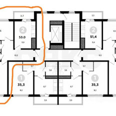 Квартира 53 м², 2-комнатная - изображение 5