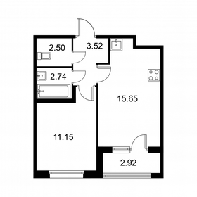 37 м², 1-комнатная квартира 5 802 720 ₽ - изображение 44