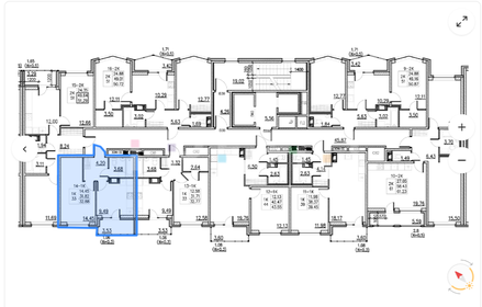 Квартира 32,9 м², 1-комнатная - изображение 2