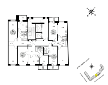 31,7 м², квартира-студия 5 067 200 ₽ - изображение 12