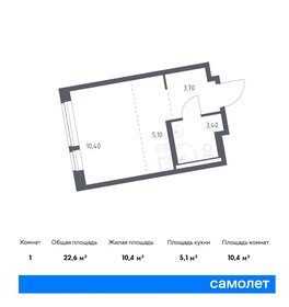 26,5 м², квартира-студия 7 950 000 ₽ - изображение 50