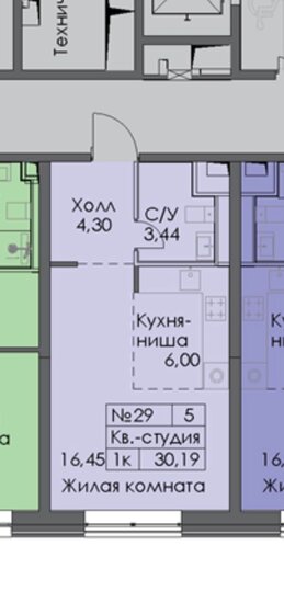 30,2 м², квартира-студия 23 000 000 ₽ - изображение 1