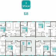 Квартира 63,9 м², 2-комнатная - изображение 2