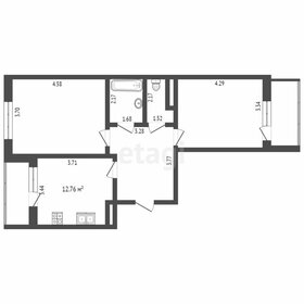 Квартира 61,4 м², 2-комнатная - изображение 1