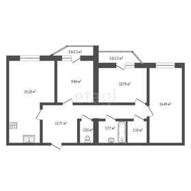 91,4 м², 4-комнатная квартира 8 600 000 ₽ - изображение 91