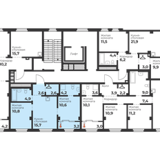 Квартира 51,4 м², 2-комнатная - изображение 3