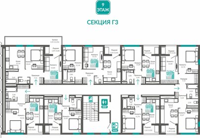 38 м², 1-комнатная квартира 7 200 000 ₽ - изображение 36