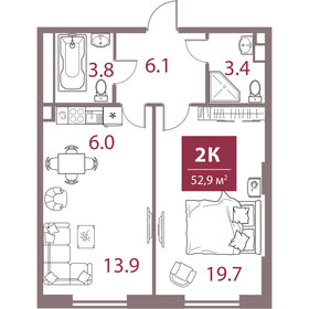 62,6 м², 2-комнатная квартира 33 900 000 ₽ - изображение 111