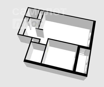 Квартира 51,2 м², 1-комнатная - изображение 3