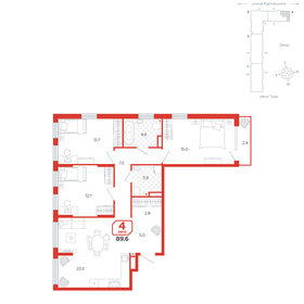 49 м², 2-комнатная квартира 3 250 000 ₽ - изображение 82