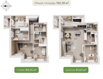 16,7 м², 1-комнатная квартира 3 400 000 ₽ - изображение 75